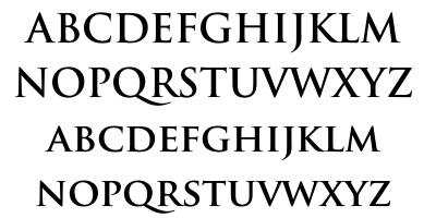lettertype trajan